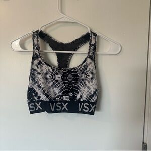 Victoria’s Secret Sport black & white sports bra Size S